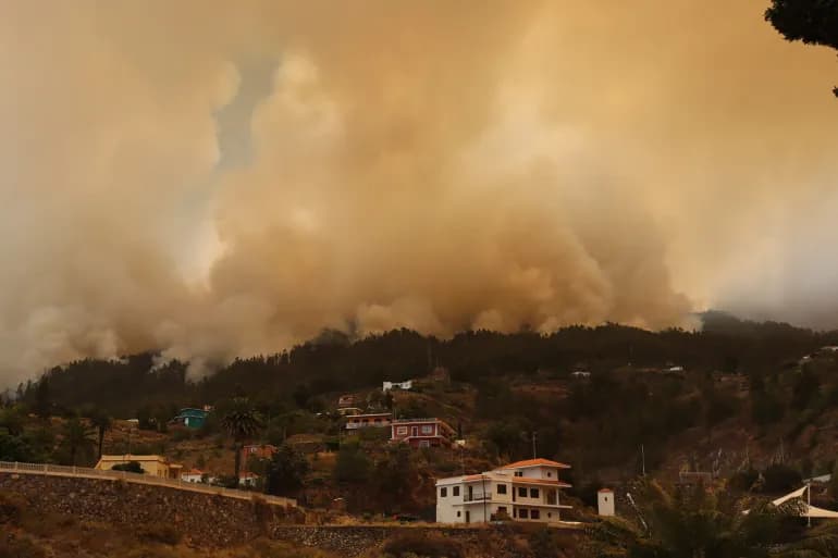 Dampak Kebakaran di Pulau La Palma: Sekitar 3.600 hektare Wilayah Spanyol Hangus