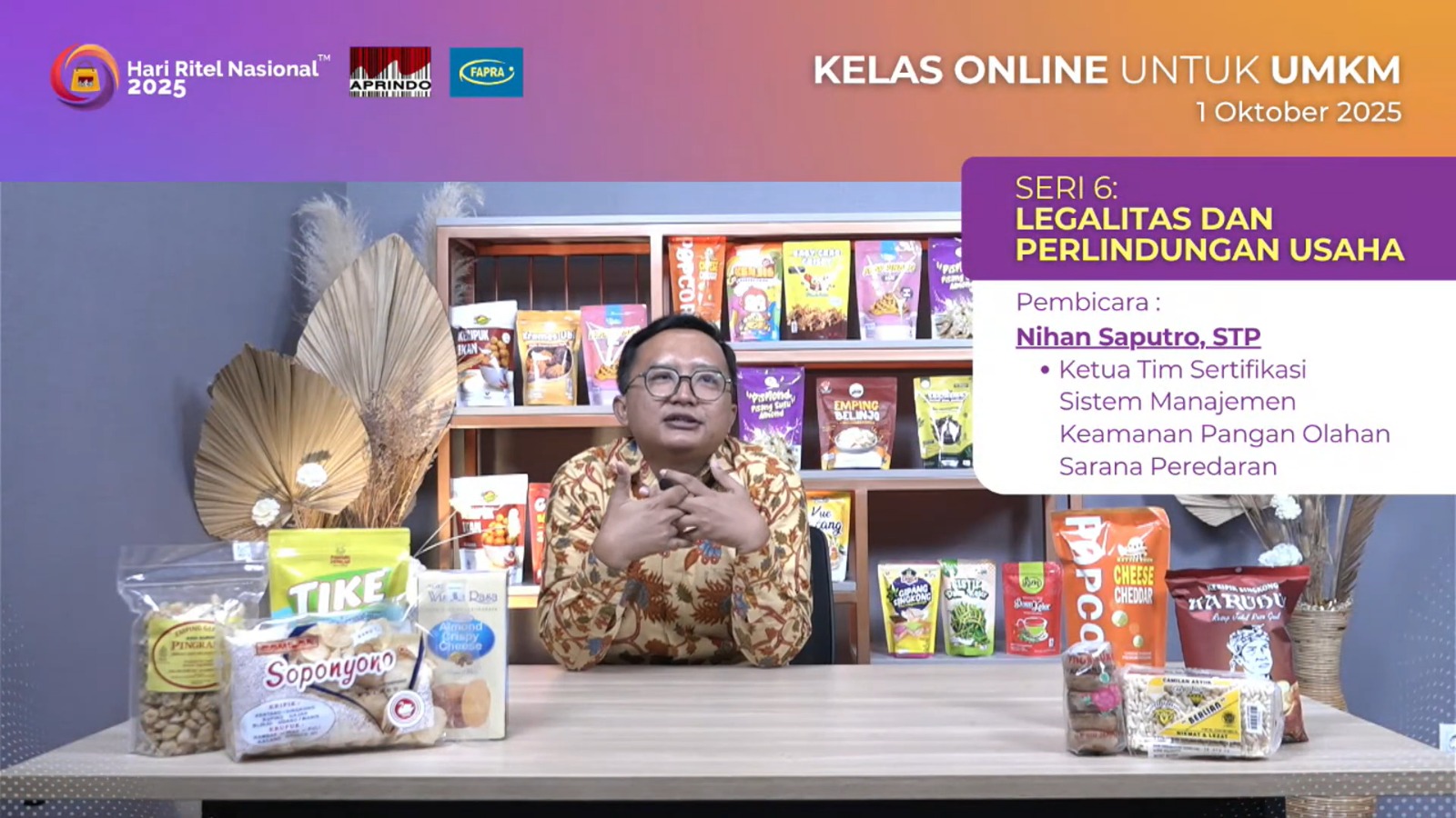 Legalitas Jadi Paspor Utama UMKM Masuk Pasar Ritel