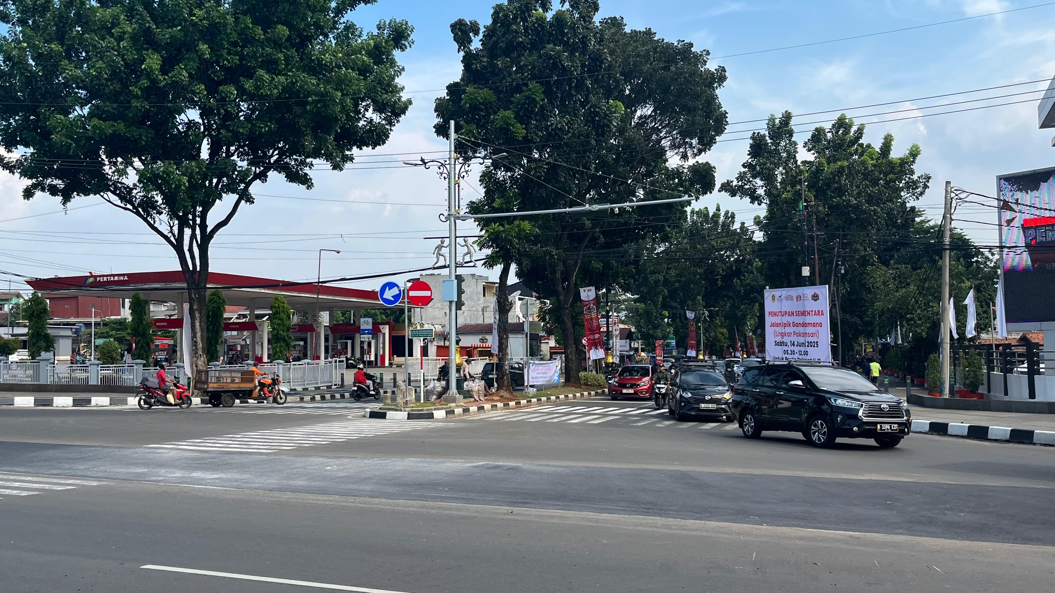 Dishub Kabupaten Bogor Buka Simpang Bappenda, Pengendara Lebih Cepat ke Area Stadion Pakansari