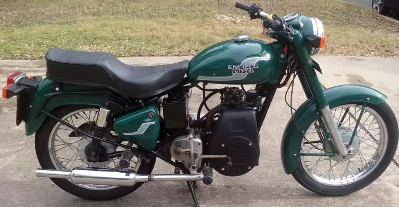 royal enfield taurus diesel motorbike