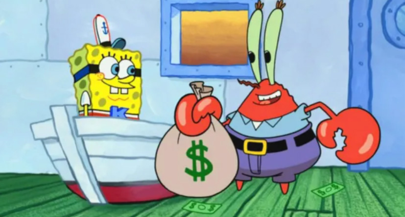 10 Fakta Unik Tuan Krabs Si Kepiting Merah Pelit Di Serial Spongebob