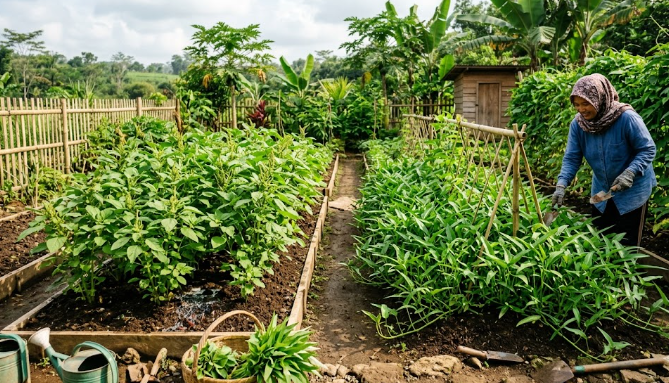 5 Sayuran Cepat Panen yang Cocok Ditanam Saat Musim Hujan