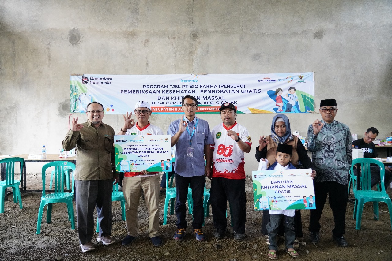Biofarma Group Gelar Pengobatan Gratis di Subang, Wujudkan Akses Kesehatan Merata bagi Masyarakat