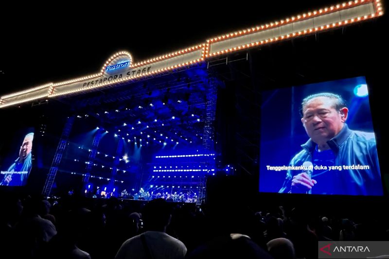 SBY Sampaikan Pesan Untuk Jaga Bumi Lewat Lagu