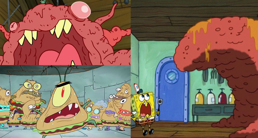 5 Karakter Monster Makanan di Serial Kartun SpongeBob SquarePants
