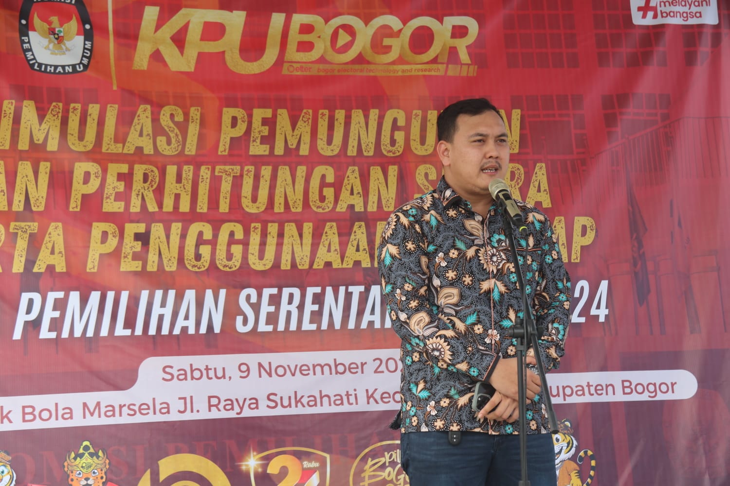 KPUD Kabupaten Bogor Adakan Simulasi Pilkada 2024: Persiapan Sudah 90 Persen