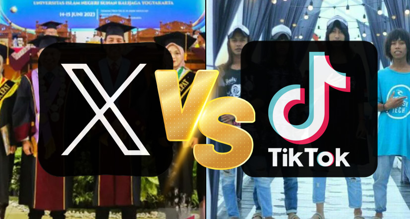 X Twitter vs Tiktok Sebagai Platform SDM Rendah dan SDM Unggul