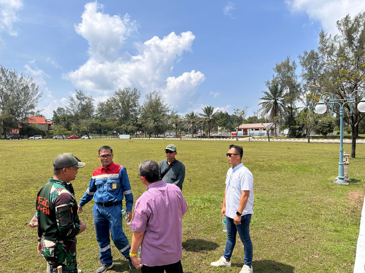 Pemprov Riau dan Pemkot Pekanbaru Siapkan Sarana Upacara Hari Lahir Pancasila di Blok Rokan