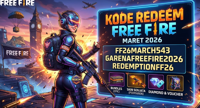 20 Kode Redeem Free Fire Aktif 26 Maret 2026, Ada Skin SG2 Series!