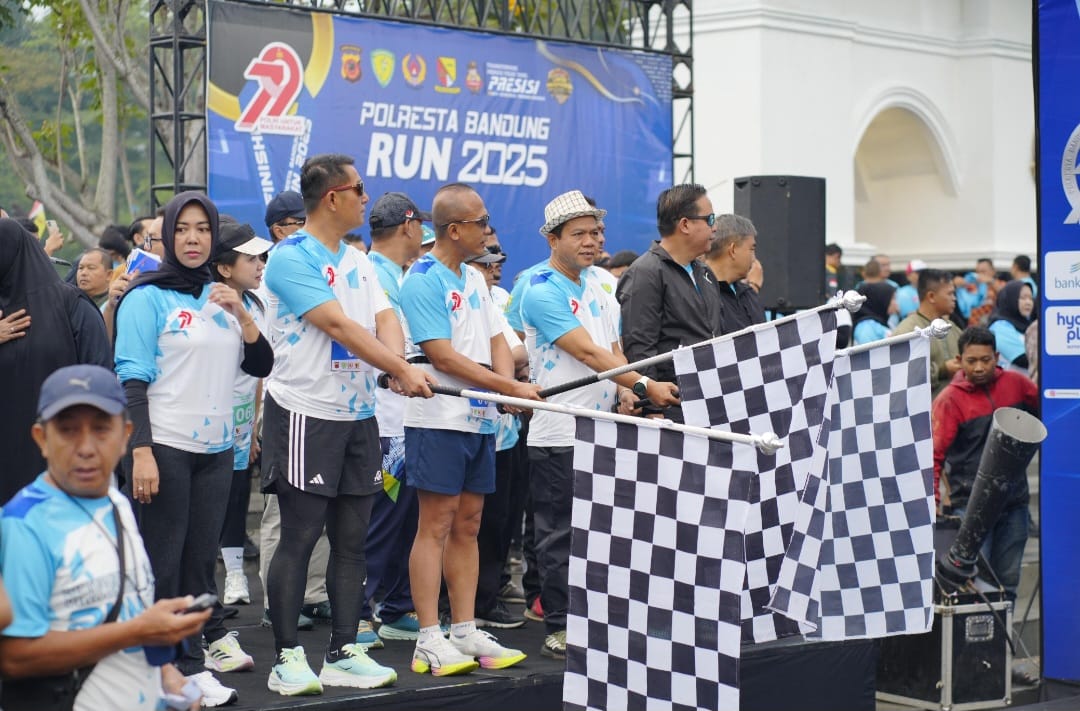 Ribuan Peserta Ikuti Polresta Bandung Run 2025: Wujud Nyata Hadir Bersama Masyarakat