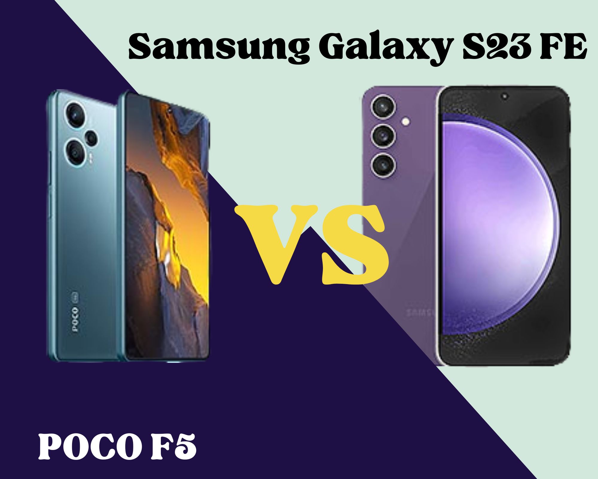 Perbandingan Samsung Galaxy S23 FE dengan POCO F5, Spesifikasi Garang Lebih Unggul yang Mana?