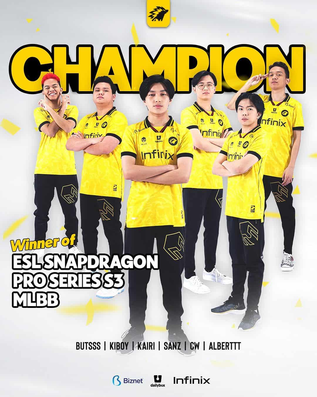 ONIC Esports Pastikan Treble Winners usai Juara ESL Snapdragon, 'Ikut Jejak' Man City