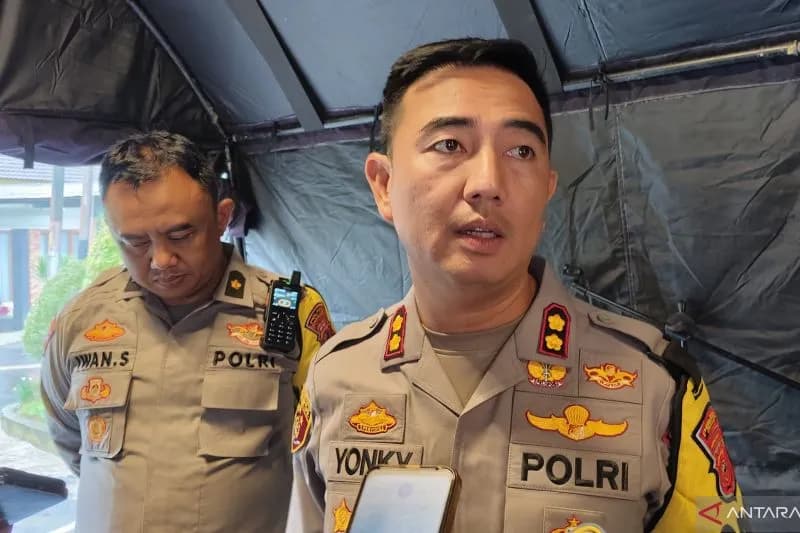 Polres Cianjur Dirikan Dapur Umum di Sejumlah Titik Bencana Wilayah Selatan