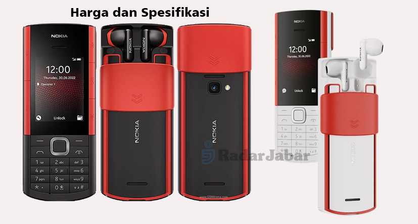 Nokia 5710 XpressAudio Kasih TWS Gratis di Bodi Ponsel, Cocok untuk Penyuka Hp Unik