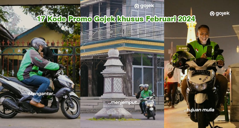 17 Kode Promo Gojek, GoRide, GoCar, GoSend, dan GoFood Hari Ini Februari 2024