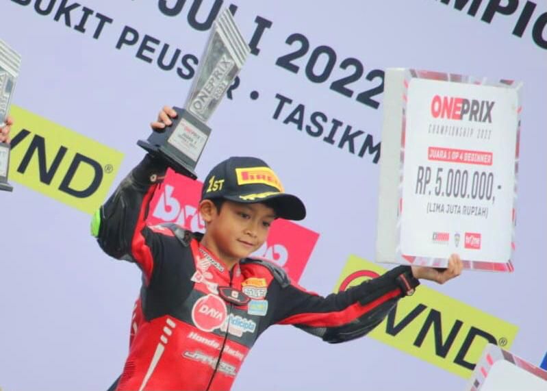 Tampil Impresif, Pebalap Binaan DAM Raih Podium Tertinggi di Putaran Kedua OnePrix 2022