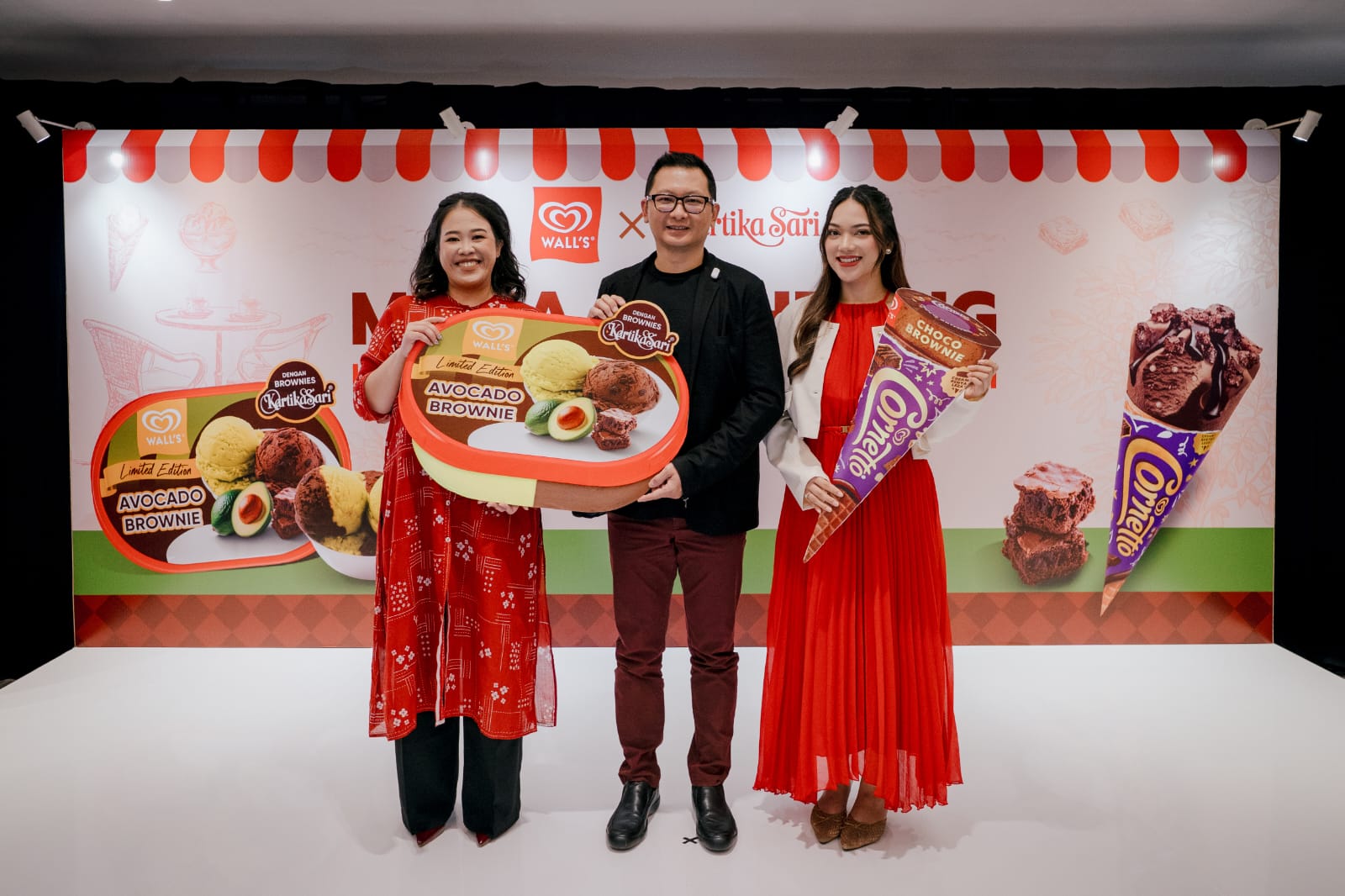 Kolaborasi Wall's & Kartika Sari Luncurkan Es Krim Brownies 