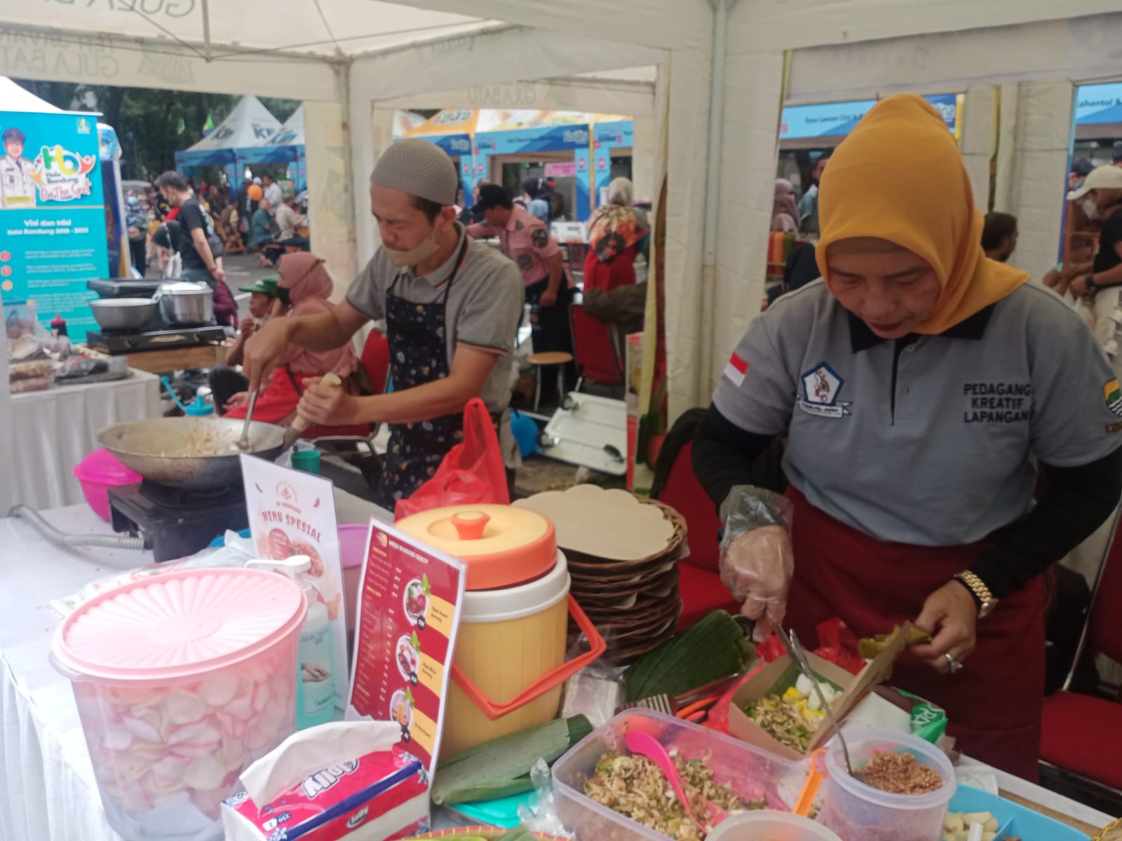 UMKM Binaan Pemkot Bandung Meriahkan Bandung Seuhah Jilid 2, Lidah Pecinta Kuliner Kembali Bergoyang