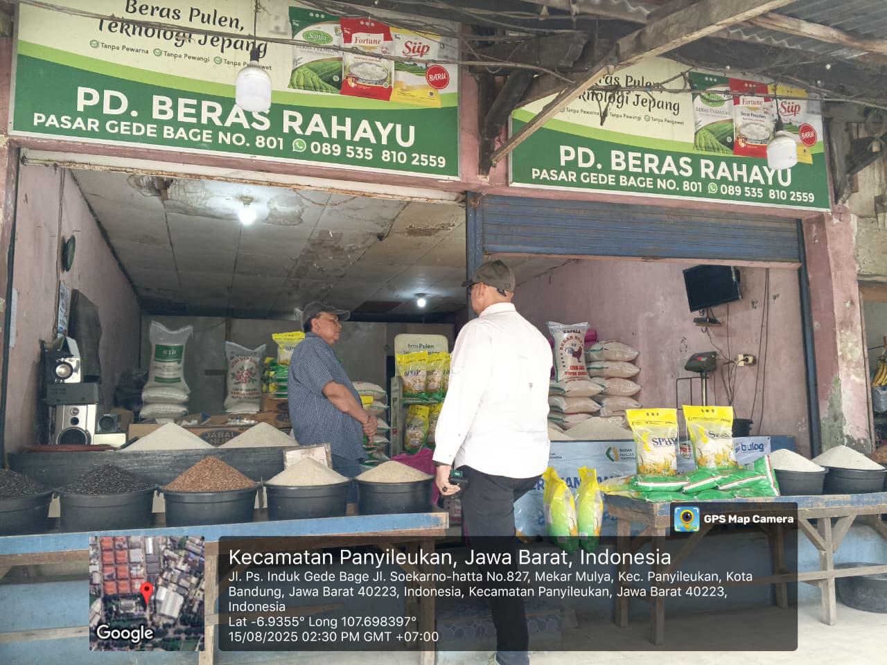 Bulog Bandung Gelontorkan Beras SPHP, Harga Beras Medium di Kota Bandung Mulai Terkendali