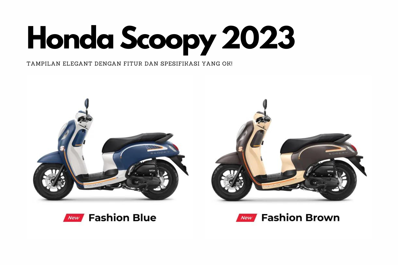 Honda Hadirkan Skuter Terbaru, Honda Scoopy Prestige 2023 dengan Desain yang Stylish, Cek Varian Warnanya!