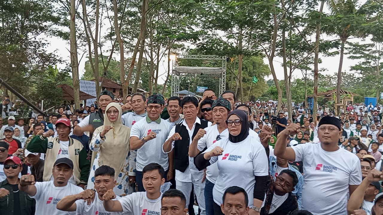 Ribuan Relawan Berkumpul Meminta Kang DS Melanjutkan Perubahan 