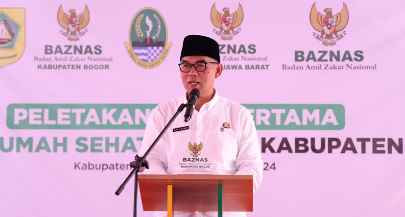 Letakan Batu Pertama, Baznas dan Pemkab Bogor Bangun Rumah Sehat Gratis untuk Masyarakat