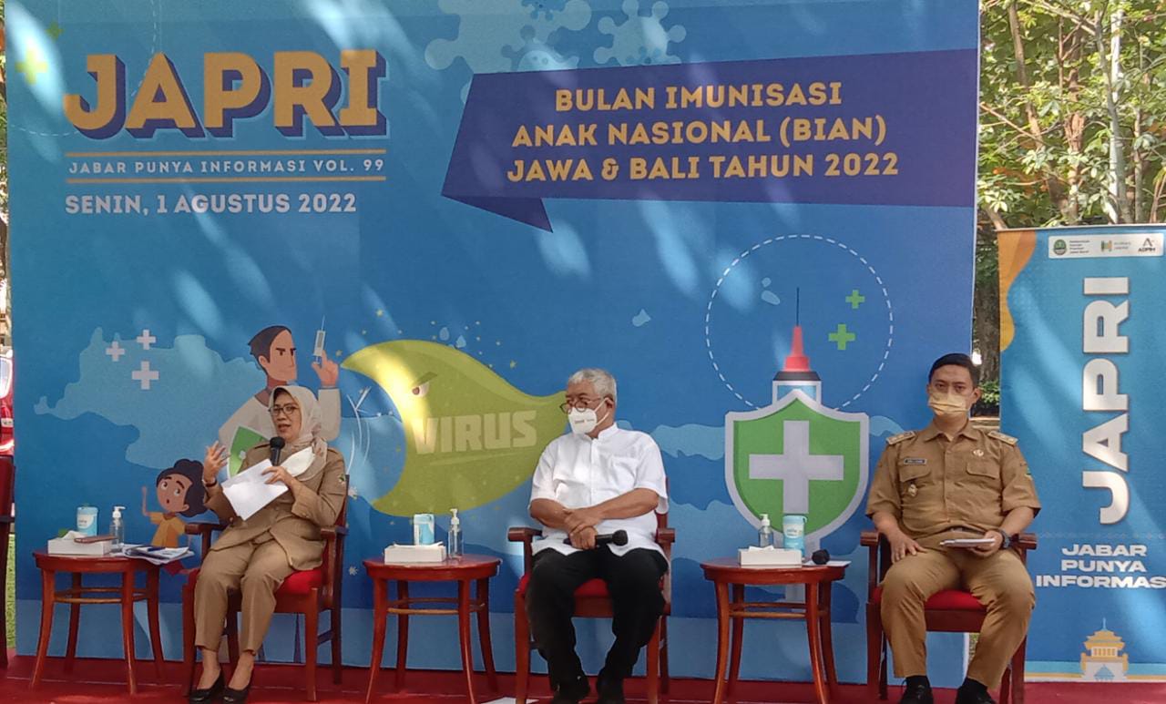 Dinkes Jabar Kebut Imunisasi Campak dan Rubella melalui Program BIAN