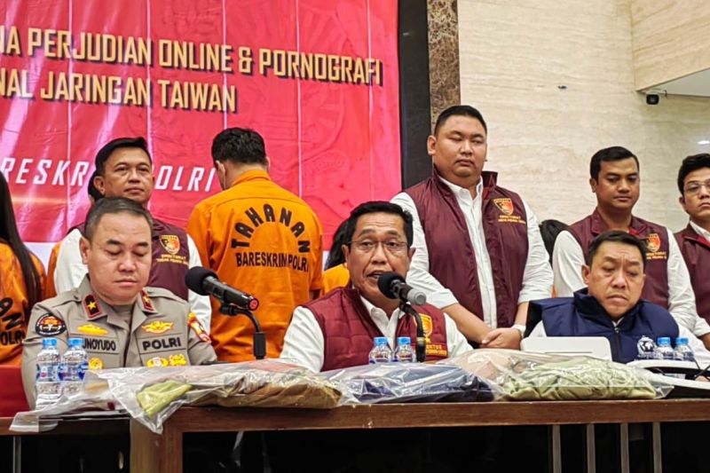 Polri Berhasil Bongkar Sindikat Perjudian dan Pornografi Online Internasional Asal Taiwan