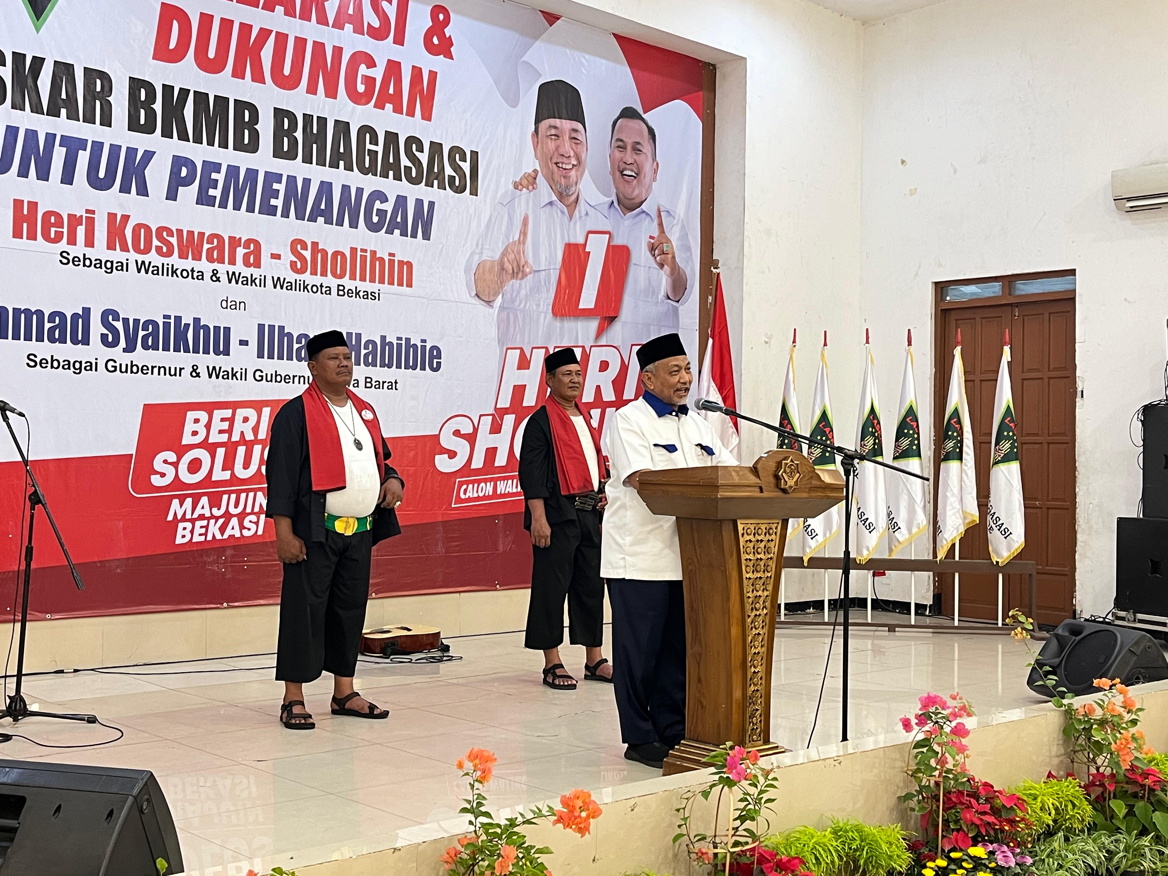 Punya Rekam Jejak Jelas, Laskar BKMB Bhagasasi Deklarasi Dukung ASIH