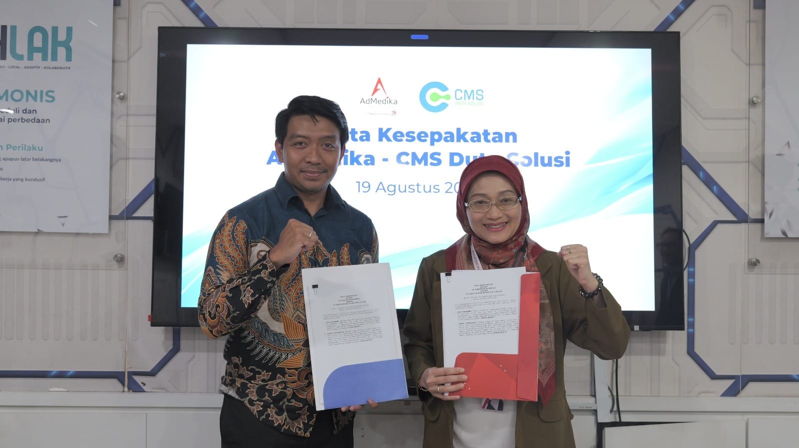 AdMedika dan PT CMS Duta Solusi Jalin Kolaborasi Strategis untuk Perkuat Perlindungan Data dan Efisiensi Klaim