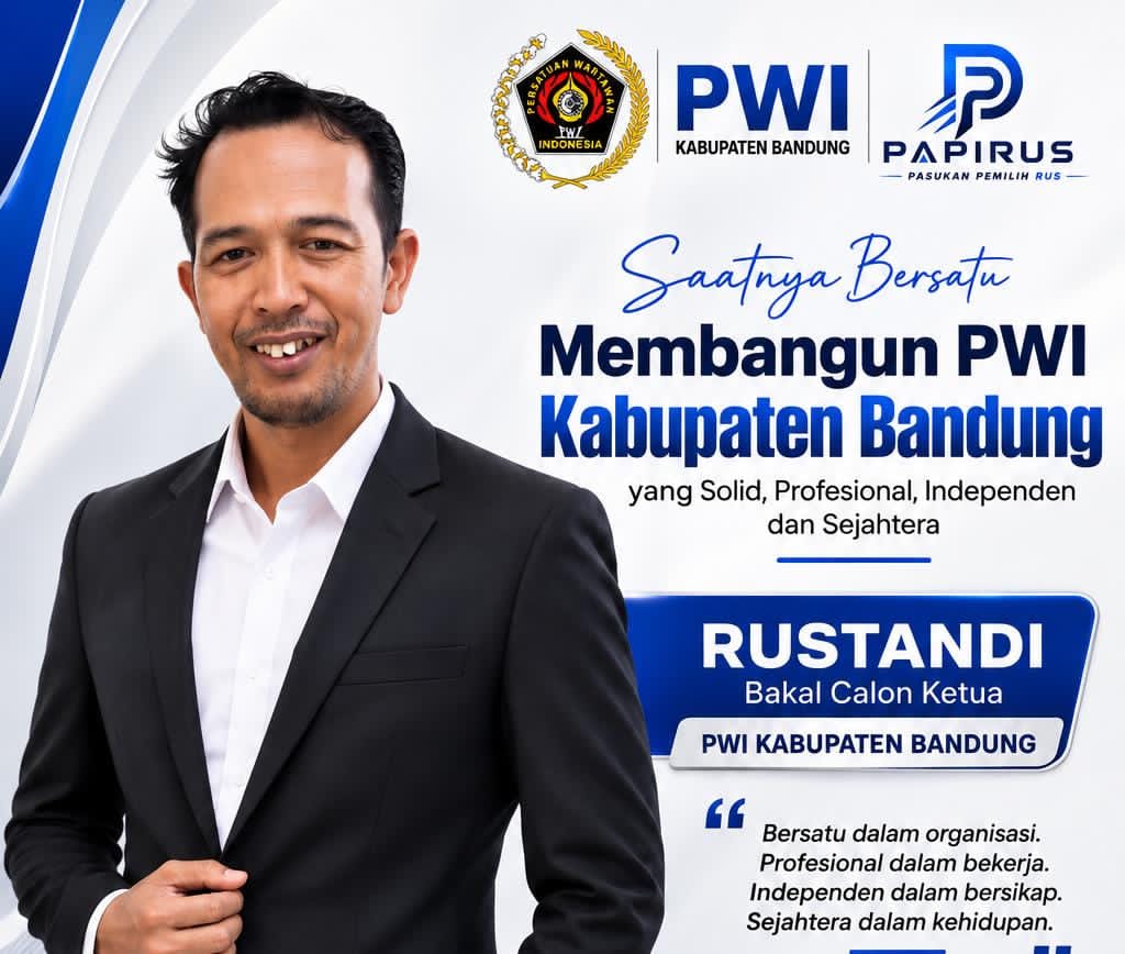 Rustandi Daftar Sebagai Bacalon Ketua PWI Kabupaten Bandung Periode 2026–2029, Ini Harapannya