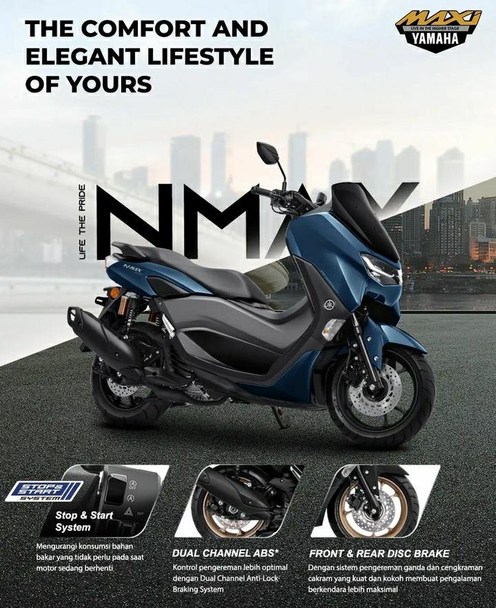 Upgrade Motor Yuk! Yamaha All New Nmax 155 2023, Tampil Dengan Warna Yang Baru! Cek Spesifikasinya di sini!