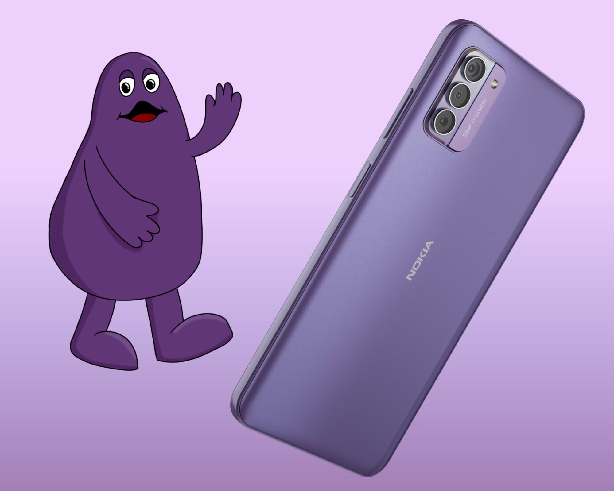 Mau Punya Hp Mirip Grimace? Intip Nokia G42 5G Punya Kamera 50 MP