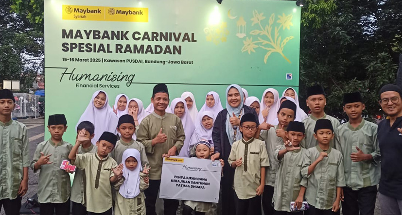 Maybank Indonesia Beri Santunan Melalui Rumah Yatim Demi Wujudkan Kebaikan Bersama