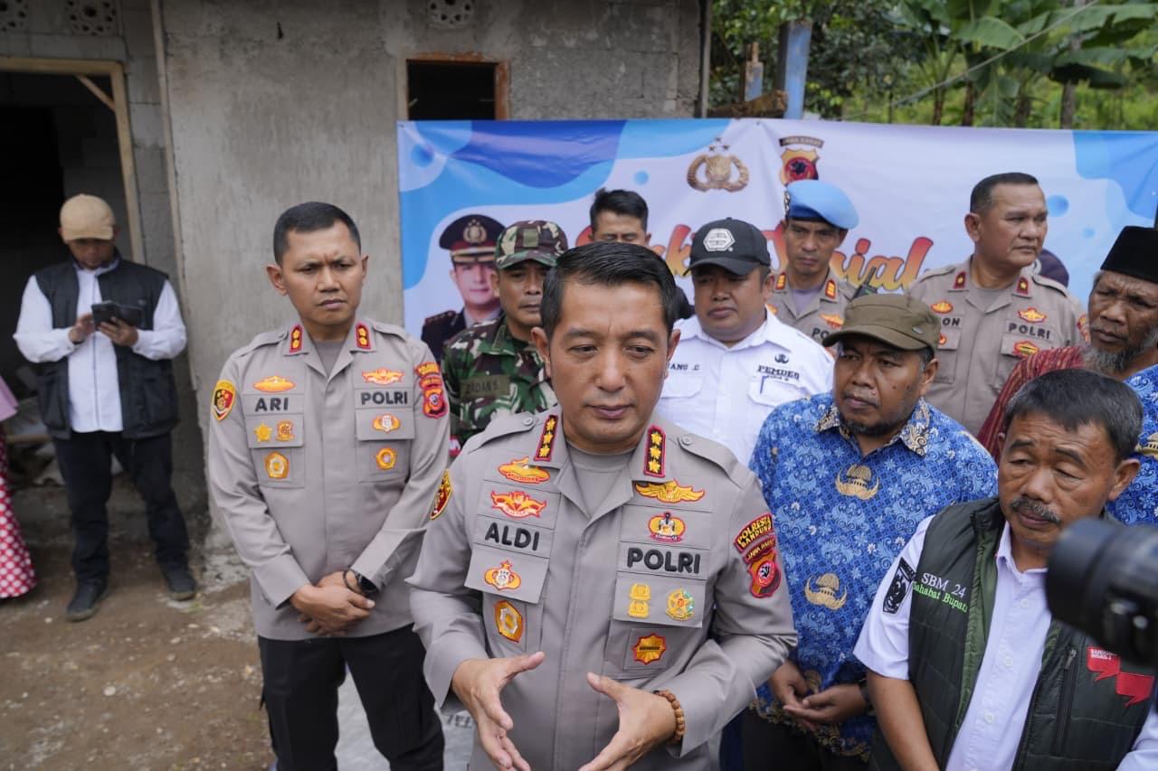 Hadir di Tengah Masyarakat, Kapolresta Bandung Tinjau Langsung Pembangunan Rutilahu di Arjasari