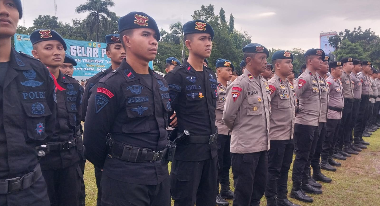 Ribuan Personel akan Amankan Natal dan Tahun Baru di Kabupaten Bogor