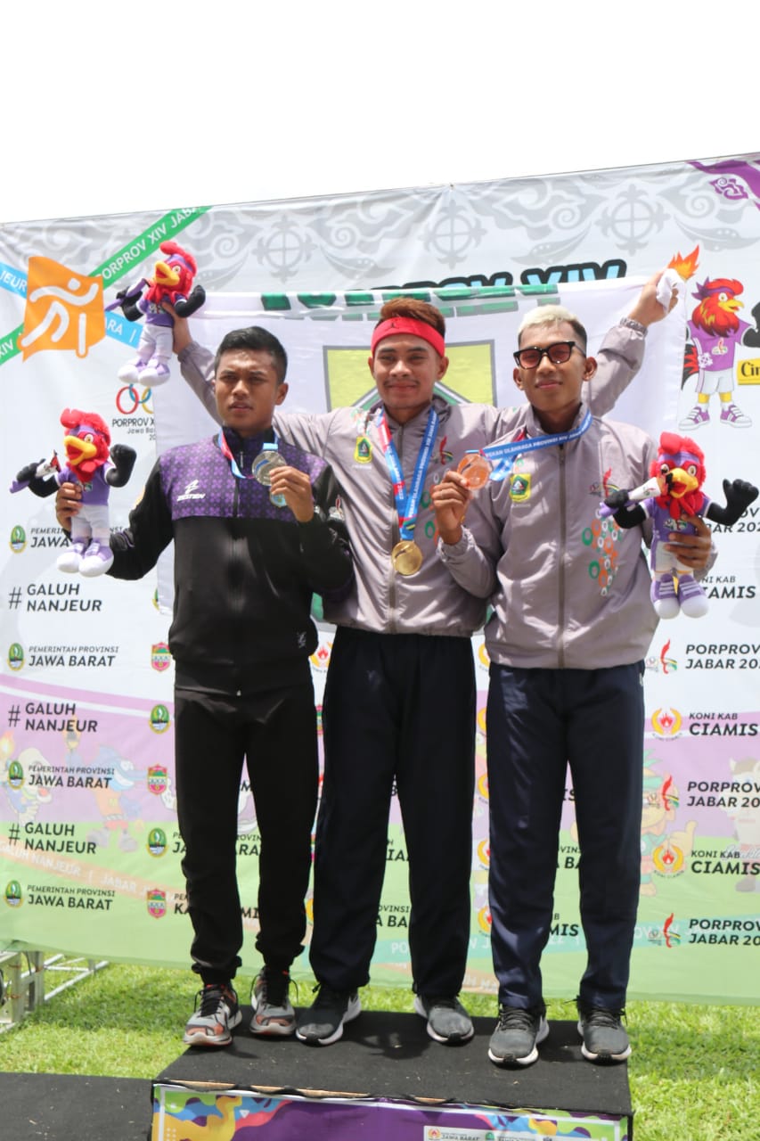 Kompak, Dua Atlet Atletik Kabupaten Bogor Sabet Dua Medali Emas Sekaligus 