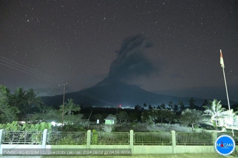 Aktivitas Vulkanik Gunung Lewotobi Laki-laki Meningkat, Suplai Magma Masih Tinggi   