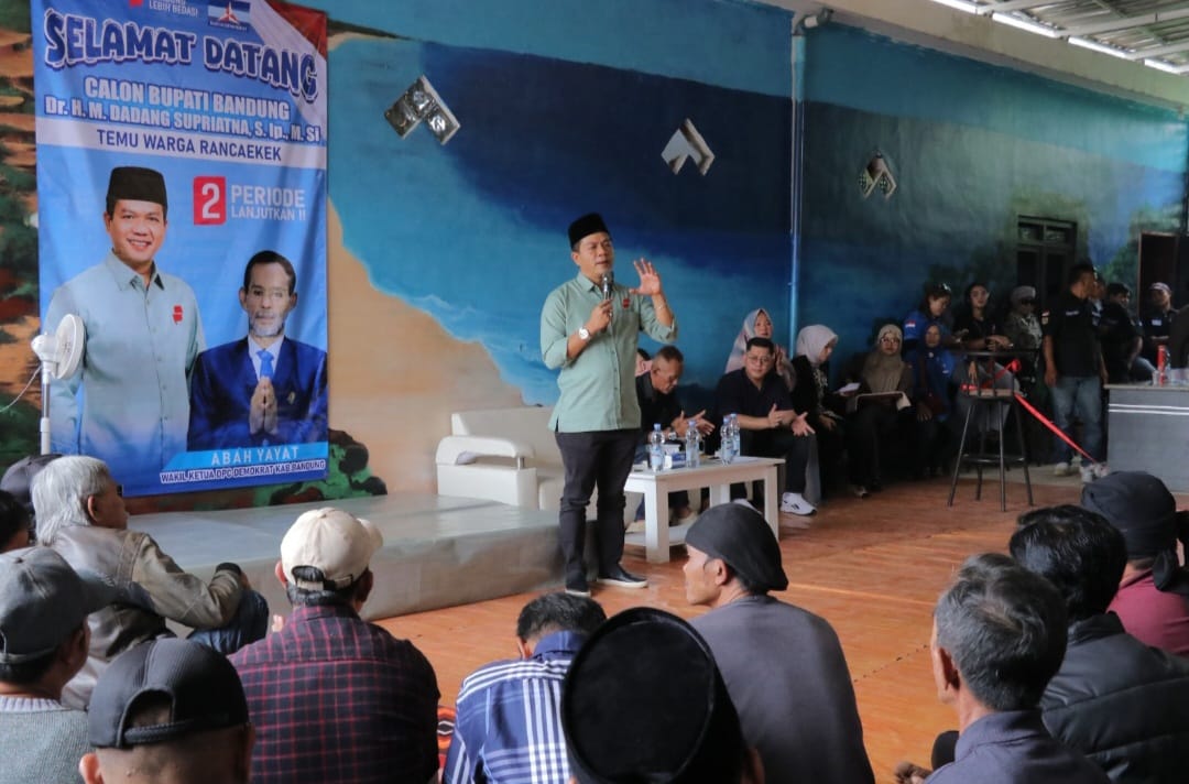 Terima Aspirasi Warga, Cabup Bandung Dadang Supriatna Siap Bangun SMA di Rancaekek   