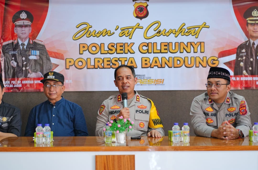 Gelar Jumat Curhat, Polresta Bandung Terima Keluhan Warga Soal Knalpot Brong Hingga Kasus Tindak Pidana 