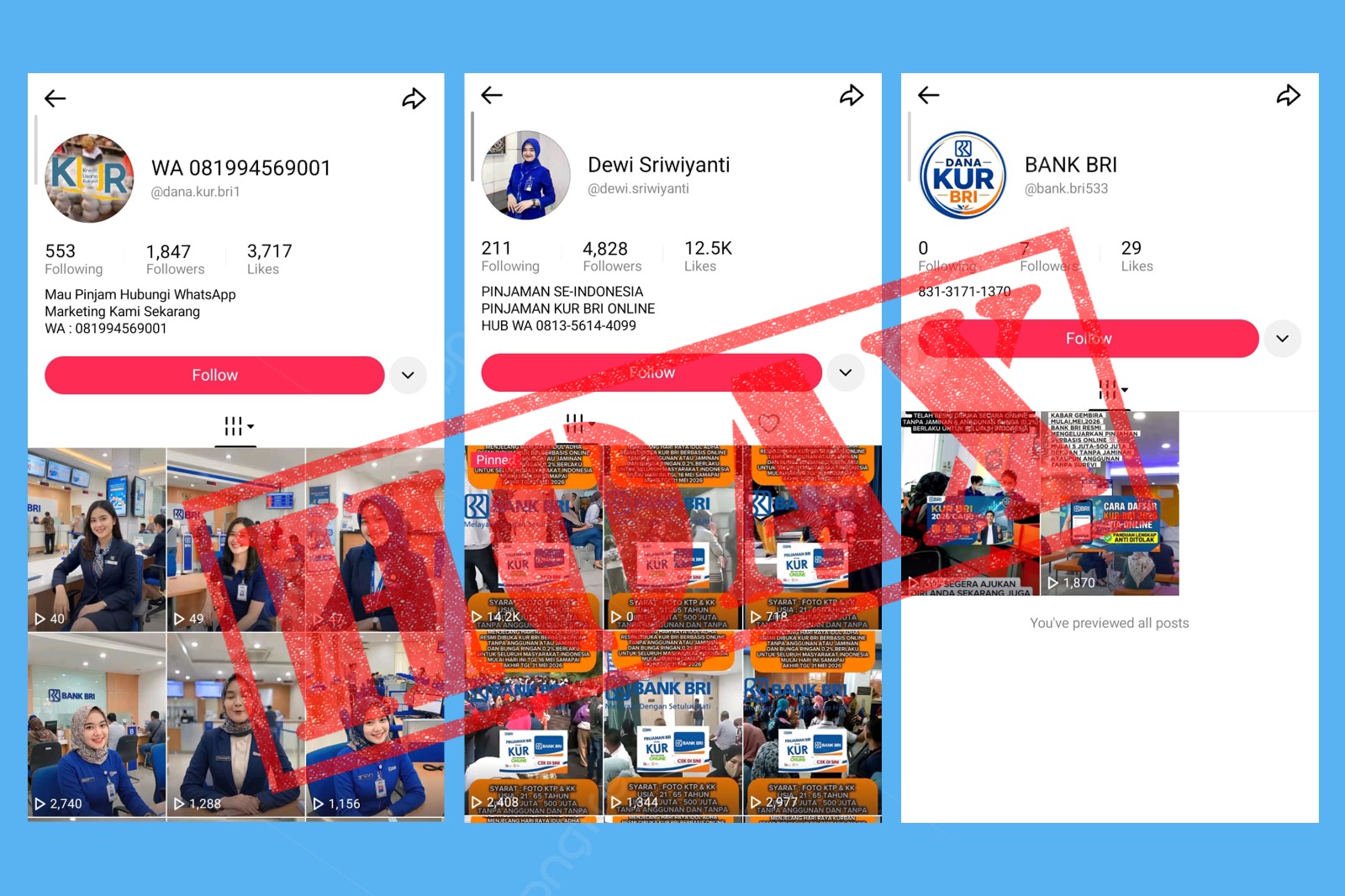 Waspada Penipuan Berkedok KUR, BRI Tegaskan Pengajuan Tidak Lewat Link Online