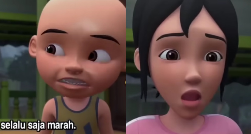 Jadi Trending! Upin Ipin Bentak Kak Ros dan Puji Abang Iz, Banyak yang Relate