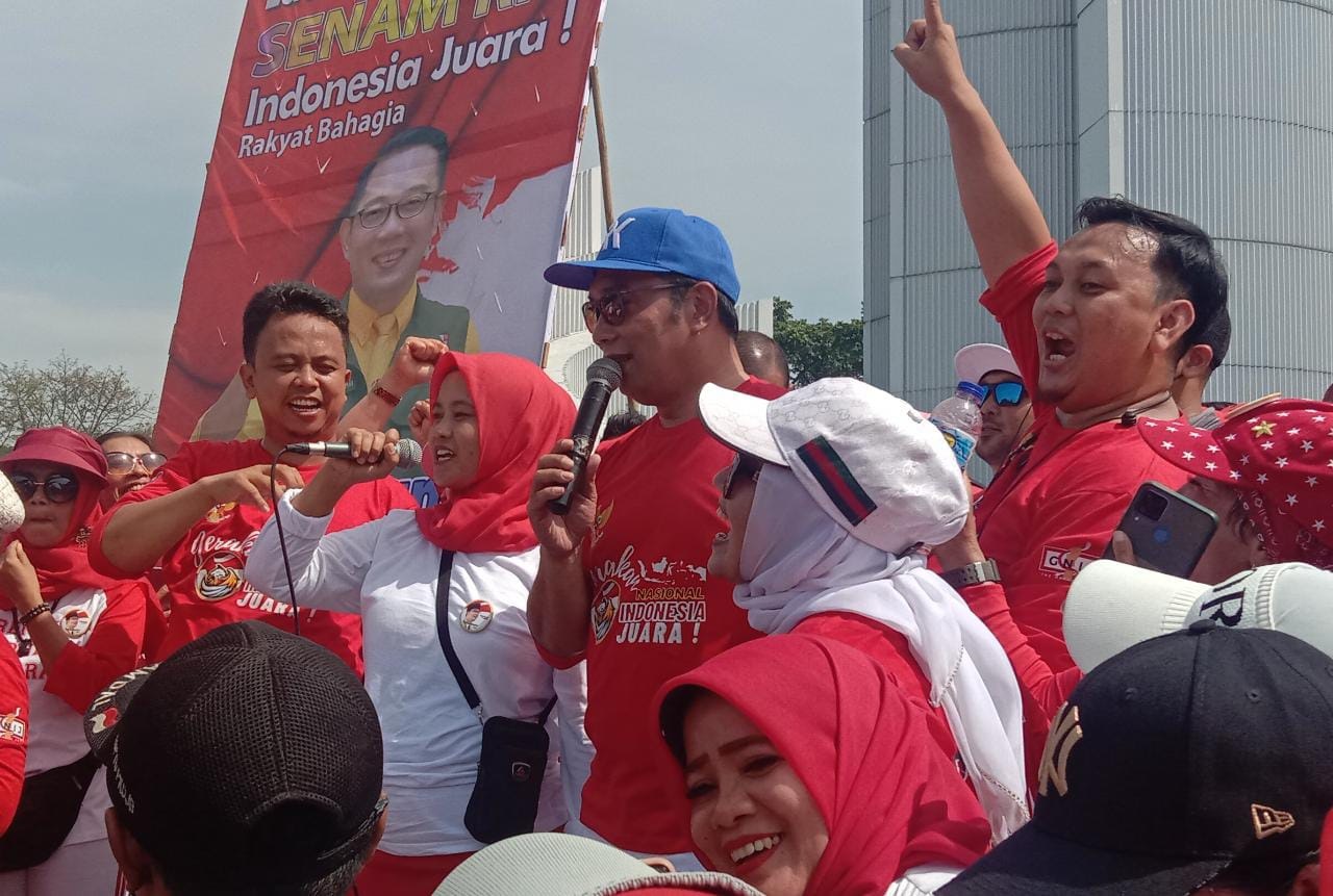Didukung Ribuan Peserta Senam Indonesia Juara untuk 2024, Ridwan Kamil: Mudah-mudahan Dikabulkan