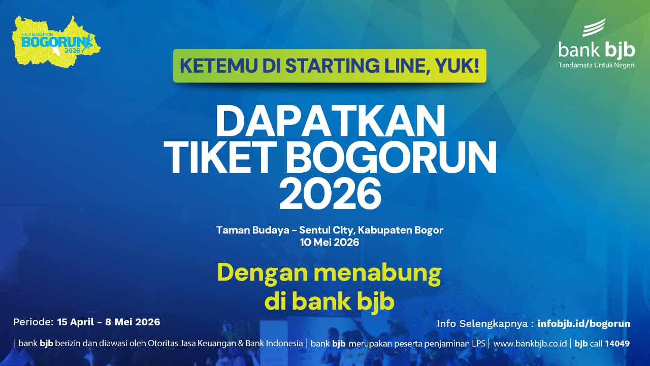 Cukup Menabung di bank bjb, Bisa Ikut Keseruan BOGORUN 2026