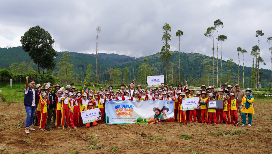 BRI Region 9 Bandung Rayakan HAN 2025 Lewat Agroedukasi: Wujud Nyata Peduli Pendidikan Karakter Anak