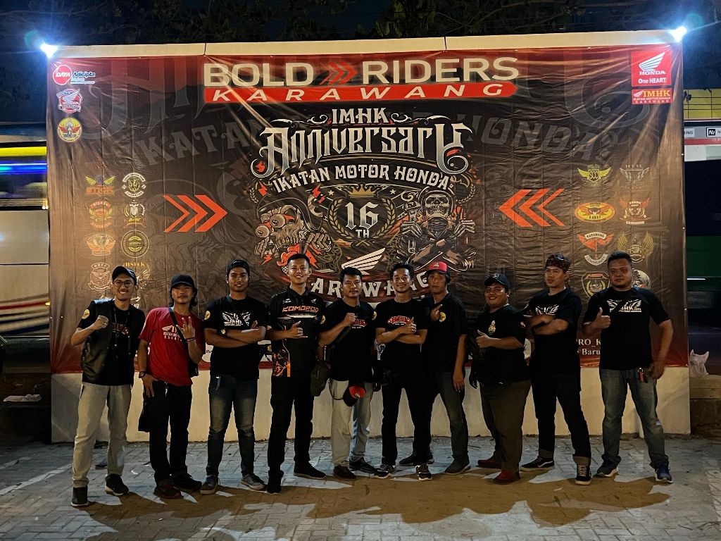 Ikatan Motor Honda Karawang (IMHK) Rayakan HUT ke-16 Penuh Kebersamaan