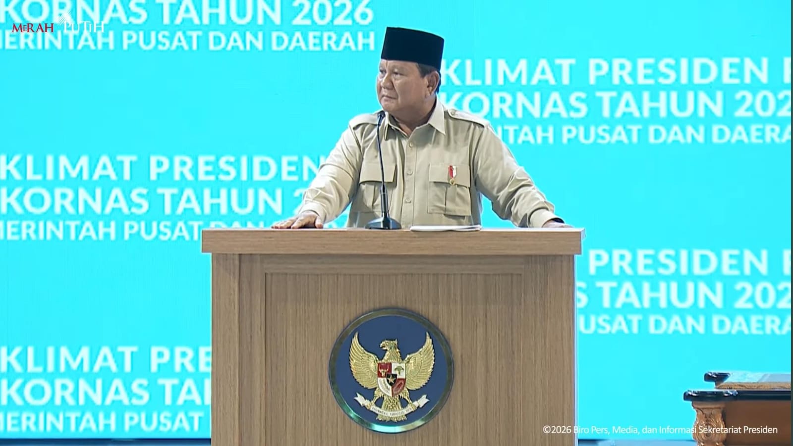 Presiden Prabowo: Rakyat Tidak Suka Pemimpin yang Majukan Kepentingan Pribadi
