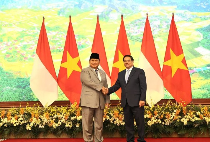 Prabowo Subianto dan PM Vietnam Perkuat Kerja Sama Stabilitas Kawasan