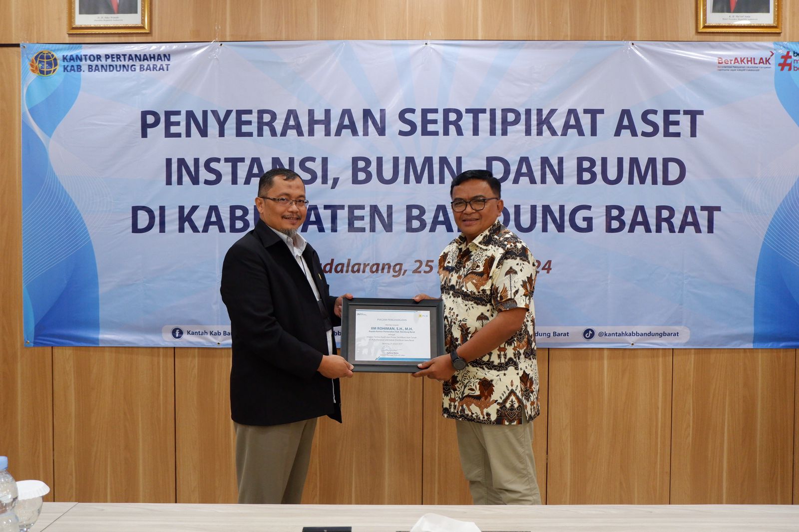 Kolaborasi dengan ATR/BPN, 98% Persil PLN Distribusi Jawa Barat Sudah Bersertifikat