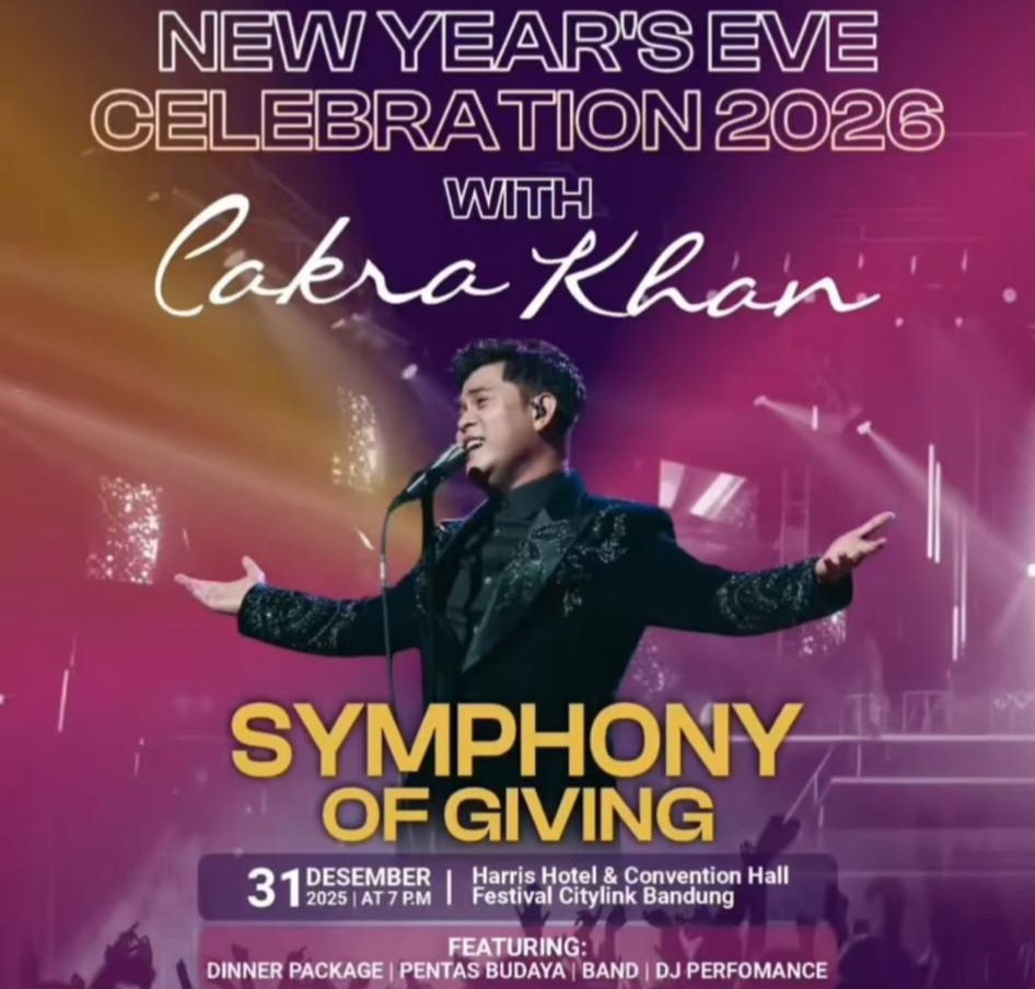 Tutup Tahun dengan Meriah di Malam Tahun Baru Bersama Cakra Khan